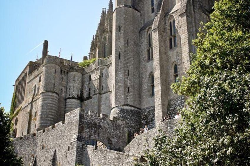 Explore the abbey of Mont St Michel on your private tour from Caen