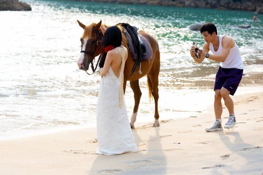 Phuket Beach and Horse Rides 1 Hour Experience