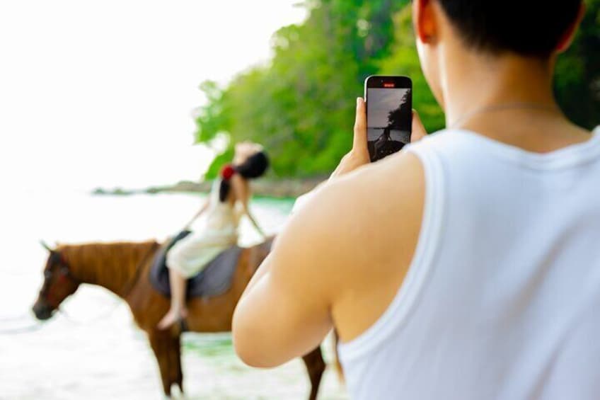 Phuket Beach and Horse Rides 1 Hour Experience