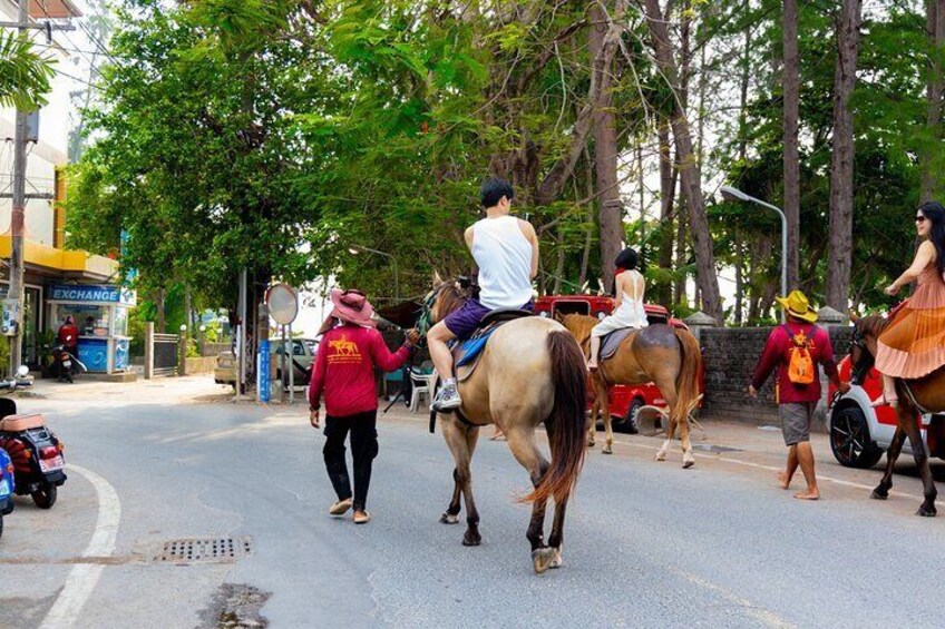 Phuket Beach and Horse Rides 1 Hour Experience