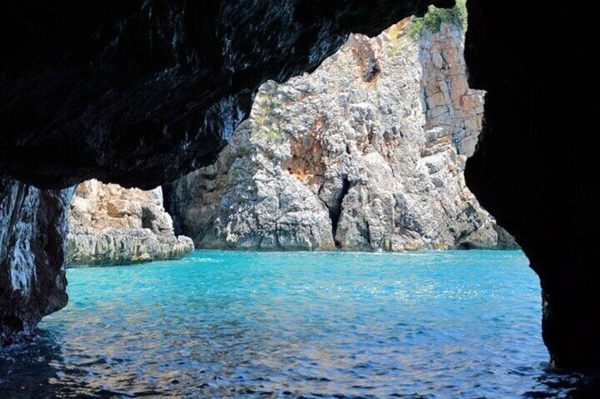 View from Blue Cave