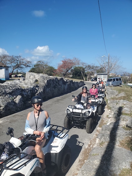 Guided narrated ATV Tour of Nassau with full bahamian lunch