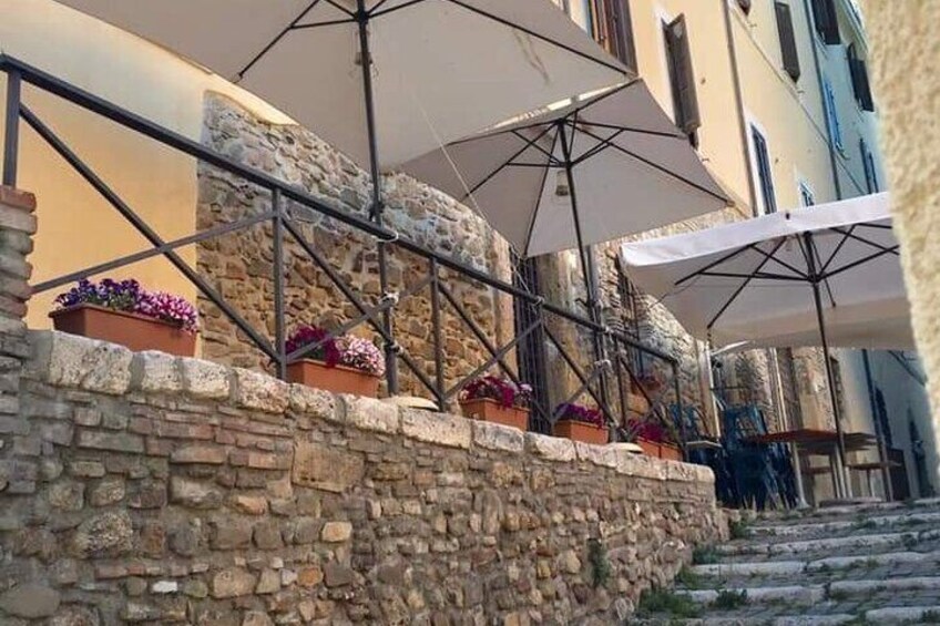 Narrow, quaint streets of the old town