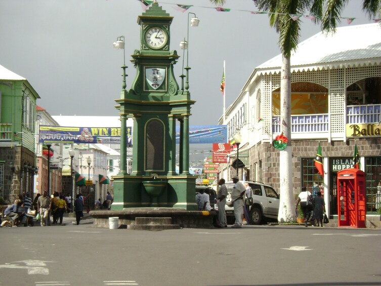 City center in St Kitts