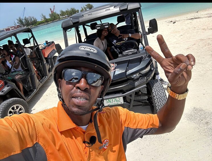 Island Jeep Tour of Nassau with beach stop