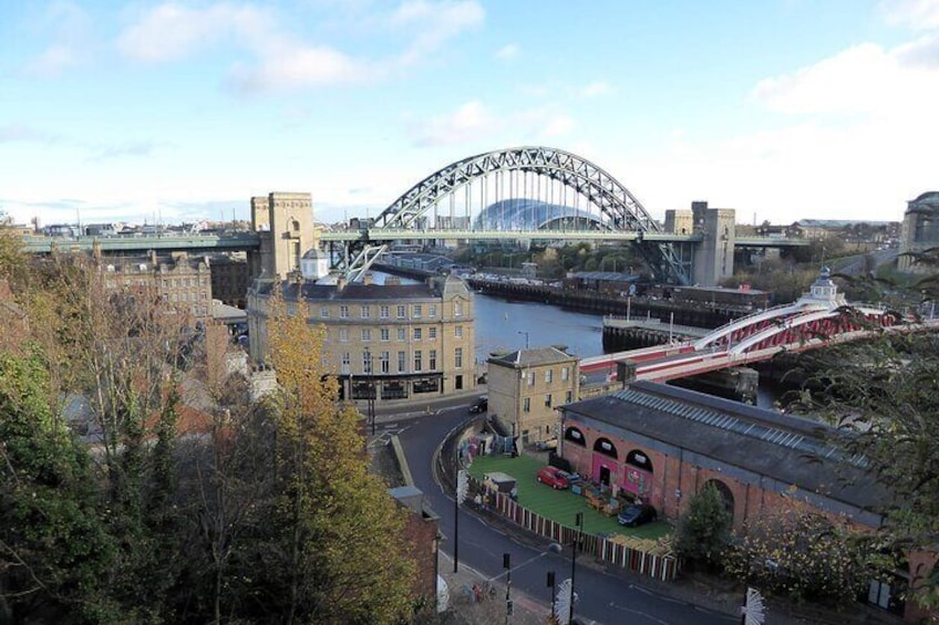 Follow a beautiful trail down to the Quayside