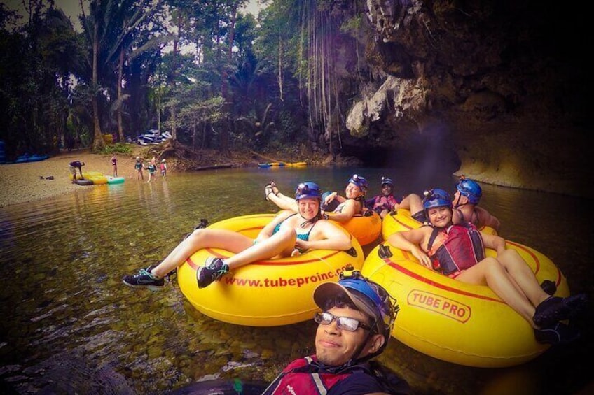Cave Tubing Adventure at Nohoch Che'en and Jaguar Paw