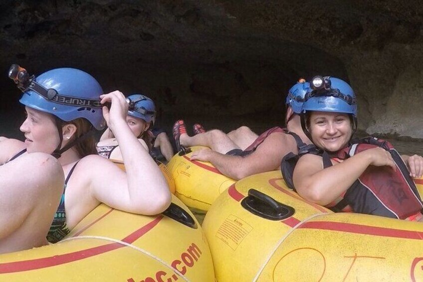 Cave Tubing Adventure at Nohoch Che'en and Jaguar Paw 