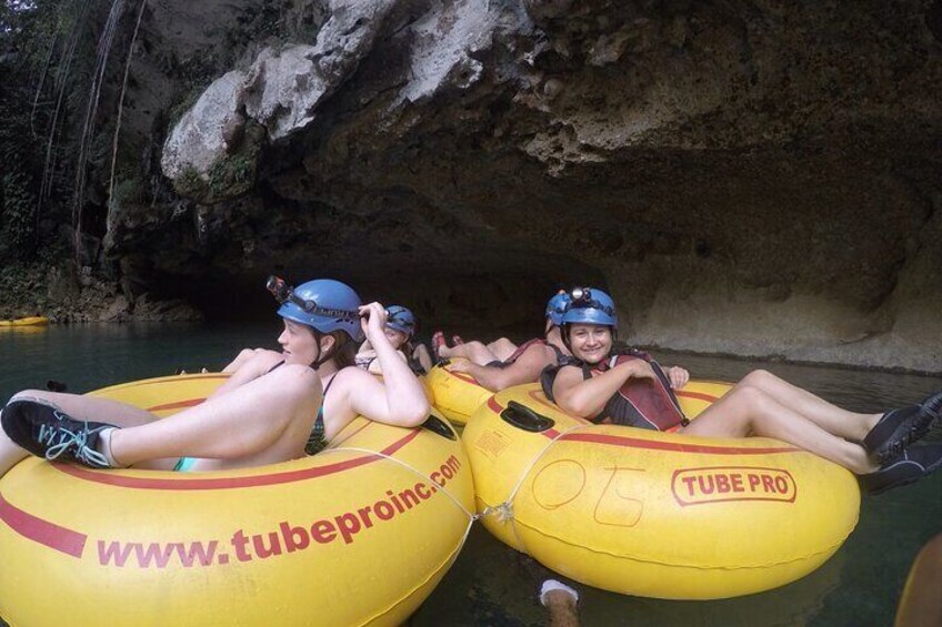 Cave Tubing Adventure at Nohoch Che'en and Jaguar Paw