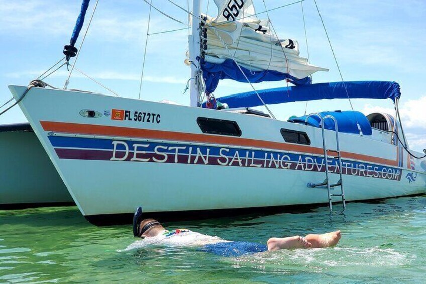 Private Catamaran: Snorkel, Swim and Dolphin Watching