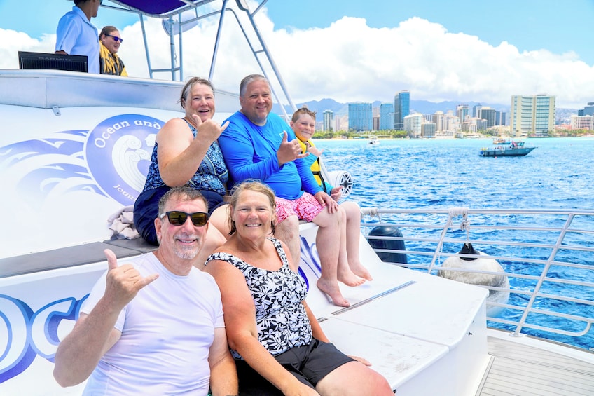 Waikiki Turtle Canyon Snorkeling with Lunch, Adult Drinks & Crew Hula Dance