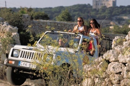 Il tour in jeep di Gozo in un giorno con giro in barca privata per Gozo e r...