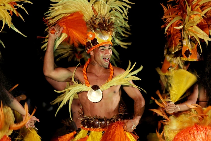 Show item 3 of 10. Luau performers perform the Ka Moana Luau