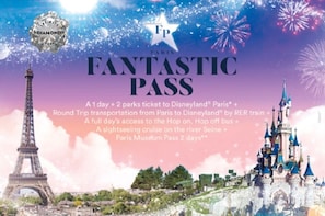 Paris Fantastic Pass : Disneyland Paris, Big Bus and more