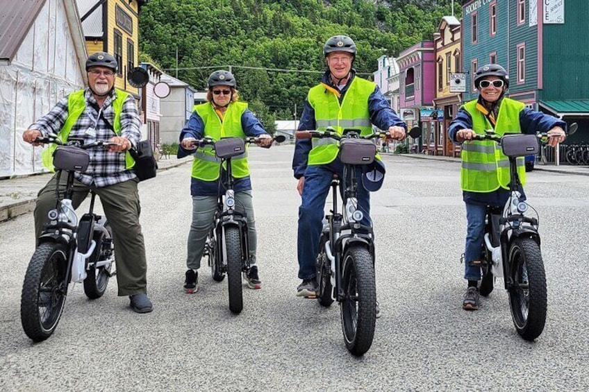 Skagway Highlights Electric Bike Tour with Gold Panning