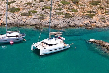 Hersonissos: Viaje en catamarán a Isla Dia con almuerzo