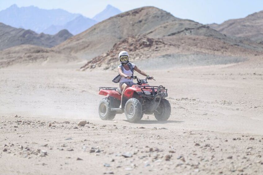 Full Day Safari Quad Bike with Bedouin Dinner & Show in Sharm El Sheikh