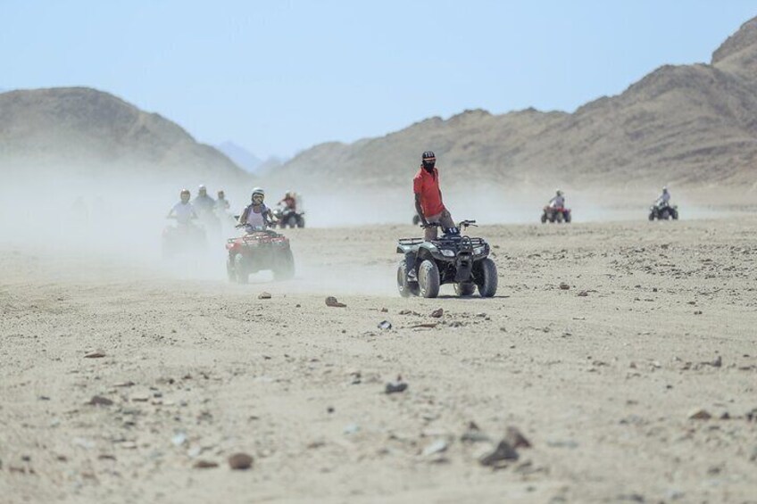 Full Day Safari Quad Bike with Bedouin Dinner & Show in Sharm El Sheikh