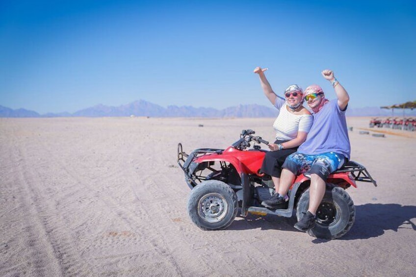 Full Day Safari Quad Bike with Bedouin Dinner & Show in Sharm El Sheikh