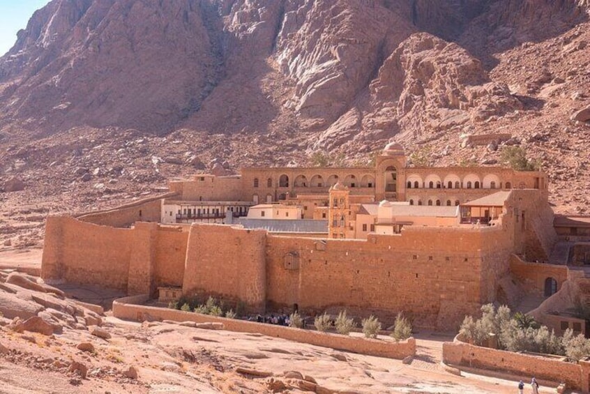 Saint Catherine Monastery & Mousses Mountain by Bus & Lunch From Sharm El Sheikh