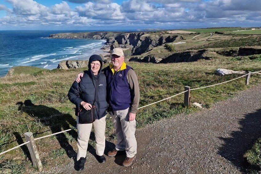 Blustery day at bedruthen steps