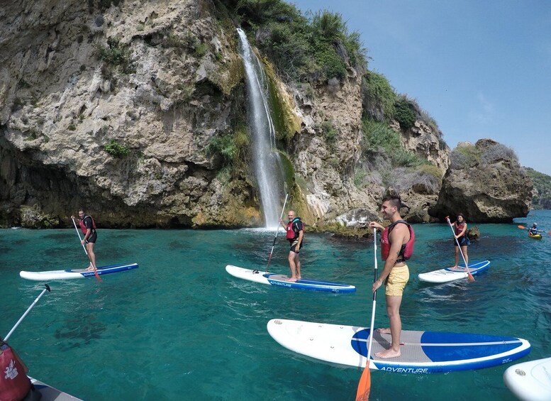 Picture 4 for Activity From Nerja: Guided Paddle Surf Cliffs and Maro Waterfall