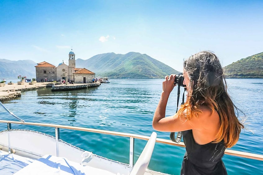 Picture 1 for Activity Kotor Bay: Full-Day Catamaran Cruise with Blue Cave Visit