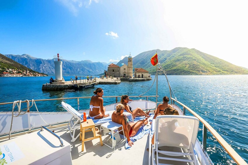 Kotor Bay: Full-Day Catamaran Cruise with Blue Cave Visit