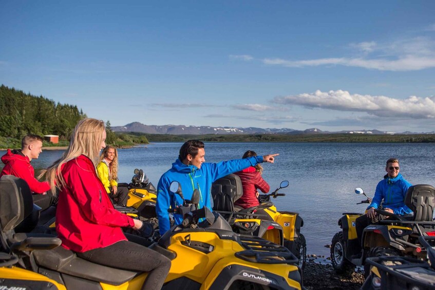 Picture 1 for Activity Golden Circle and ATV: Full-Day Combo Tour from Reykjavík