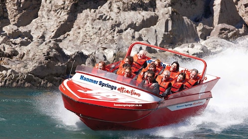 Combinación de lancha motora y quad de Hanmer Springs