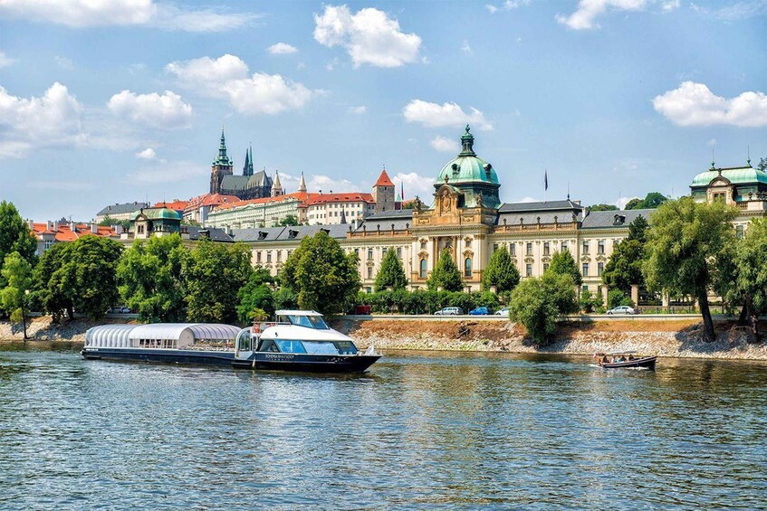 Picture 6 for Activity Prague: Evening Vltava River Eco Cruise with Prosecco