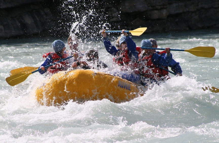 Athabasca Falls: Class 2 White Water Rafting Adventure