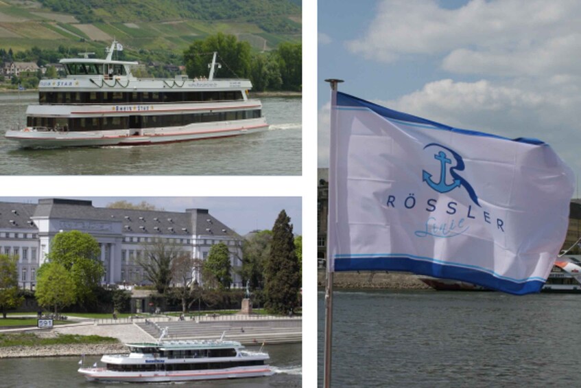 Picture 1 for Activity From Rüdesheim: 1.5-Hour Boat Cruise with Wine Tasting
