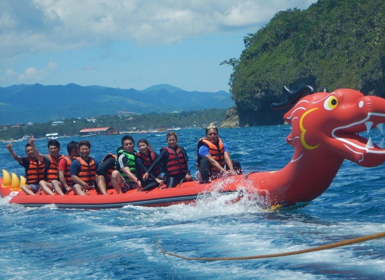 Picture 1 for Activity Boracay: Inflatable Banana or Dragon Boat Ride