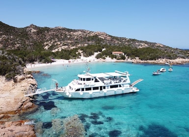 Da Palau: Tour in barca di un giorno intero dell'Arcipelago di La Maddalena