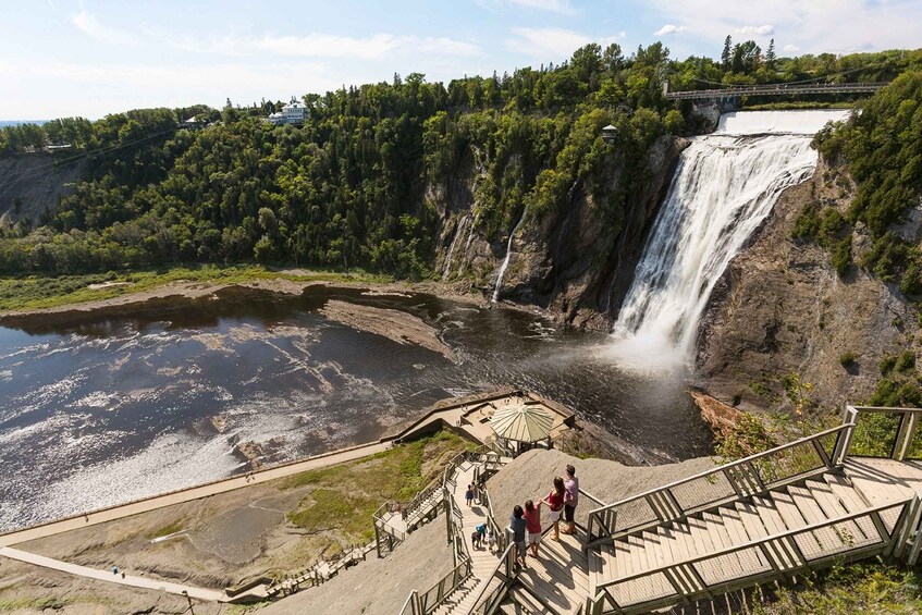 Picture 1 for Activity Quebec City: Montmorency Falls with Cable Car Ride