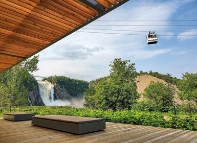 Ciudad de Quebec: cataratas de Montmorency con paseo en teleférico