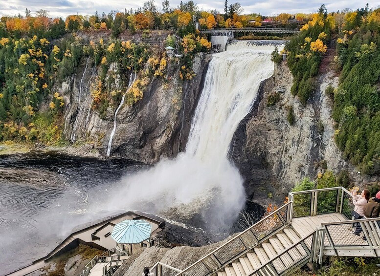 Picture 9 for Activity Quebec City: Montmorency Falls with Cable Car Ride