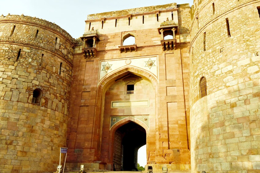 Gated entrance to Old Fort in Delhi