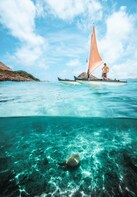 Hawaiian Sailing Canoe Adventure to Mokulua Islands
