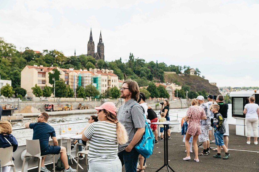 Picture 13 for Activity Prague: Vltava River Lunch Cruise in an Open-Top Glass Boat