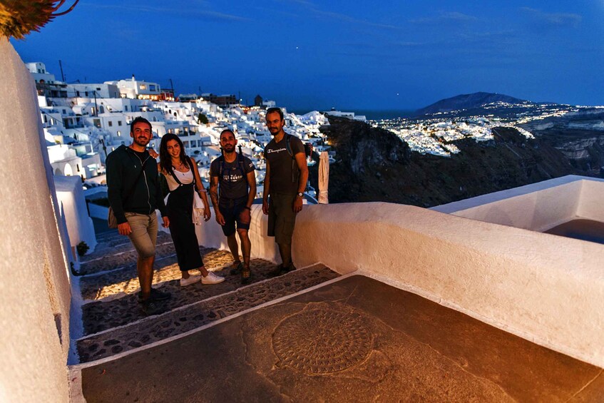 Santorini: Night Hike, Wine Tasting, and Greek Dinner