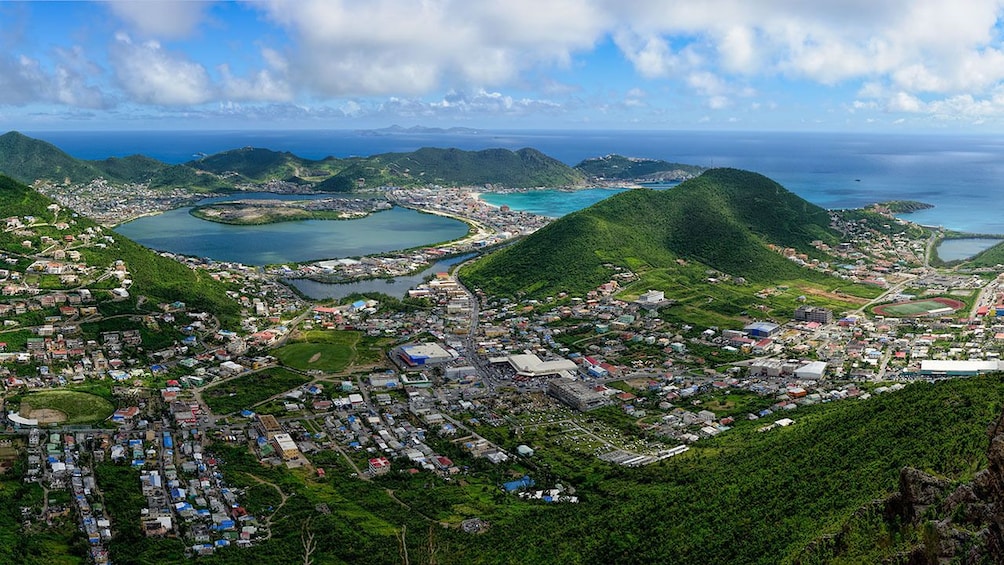 Panoramic view of St. Barthelemy