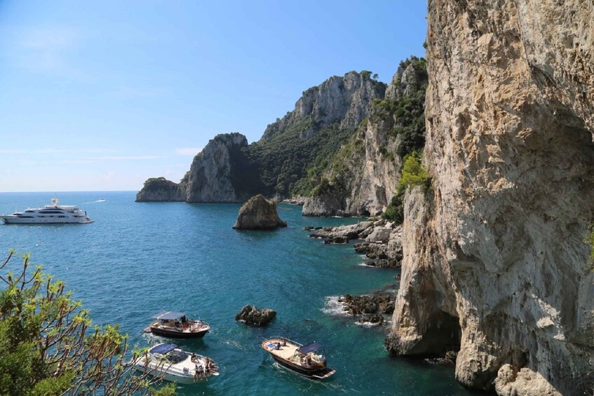 Picture 1 for Activity From Positano: Sorrento Coast & Capri Full-Day Trip by Boat