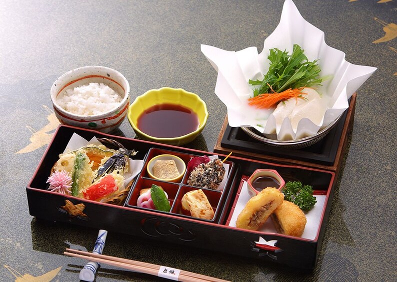 Japanese meal in Japan 