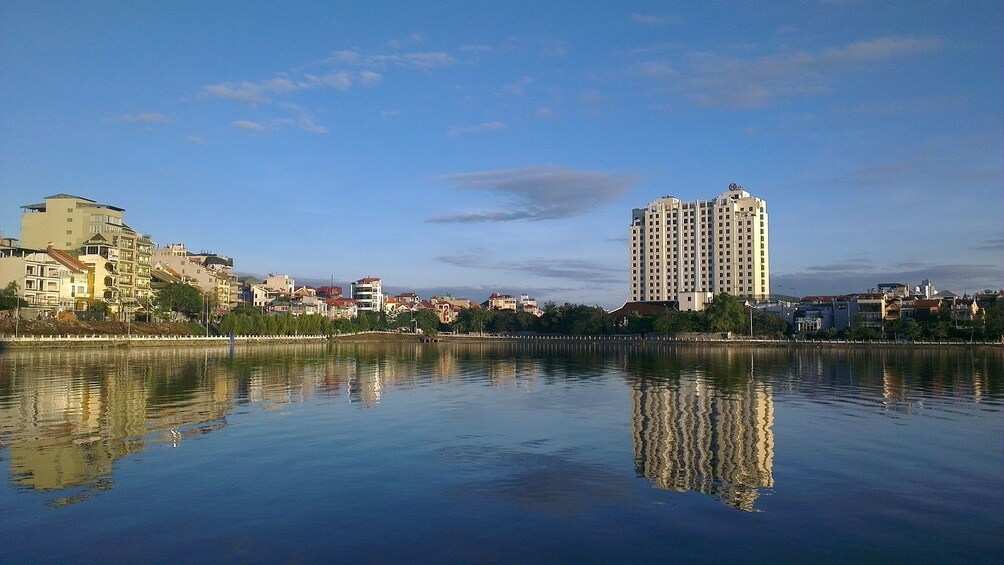 Lake and city of Hanoi