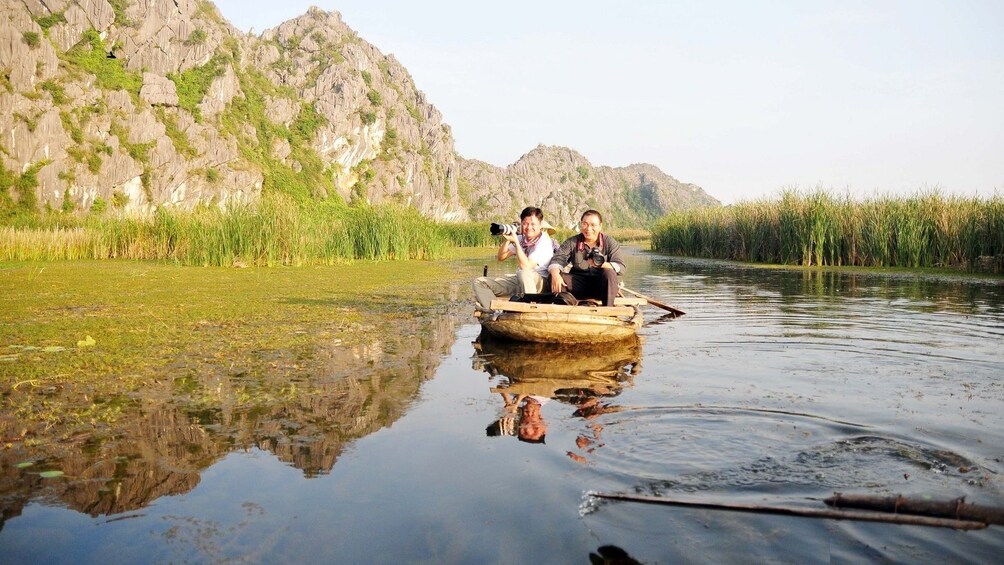 Full day Van Long Natural Reserve & Kenh Ga Floating Village