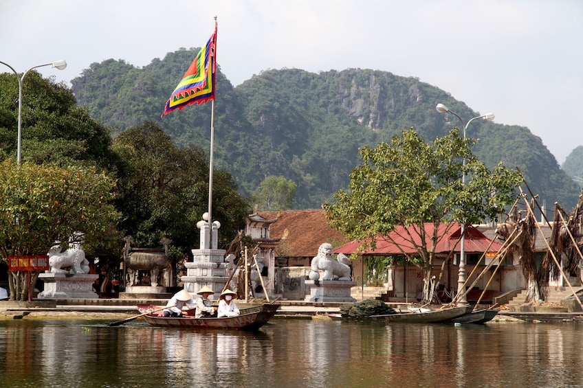 Perfume Pagoda and river in Hanoi