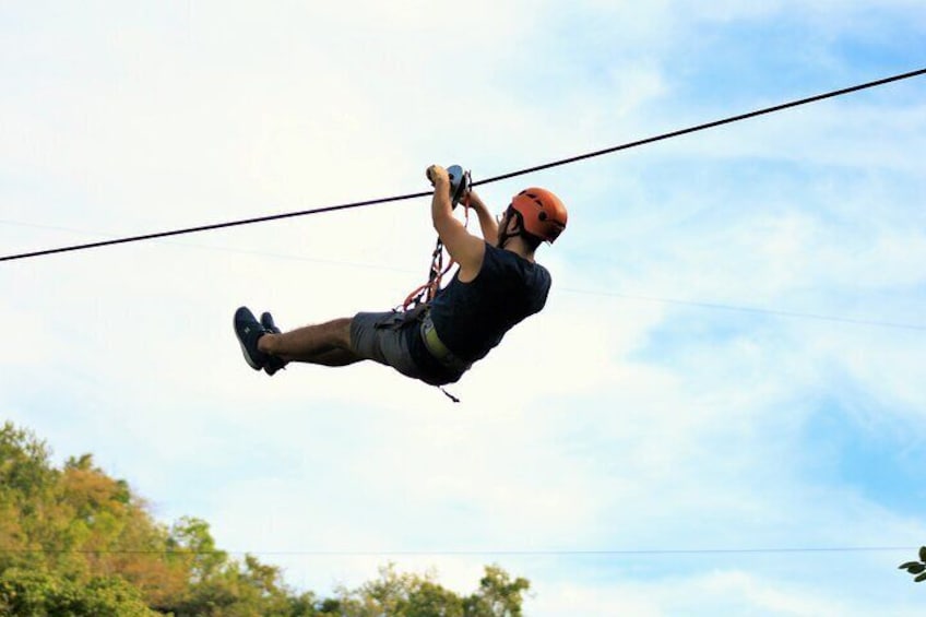 Zipline Canopy in Nogalito Ecopark, 10 minutes from Puerto Vallarta 