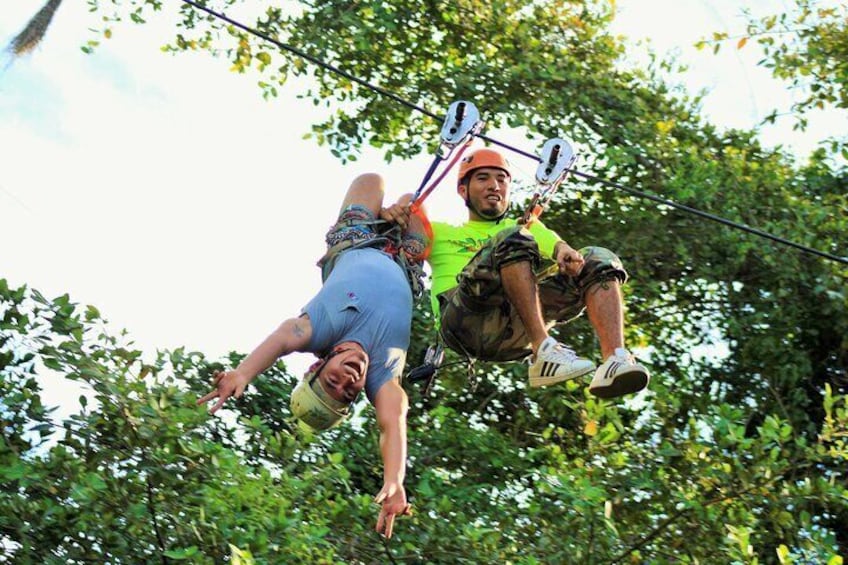 Zipline Canopy in Nogalito Ecopark, 10 minutes from Puerto Vallarta 